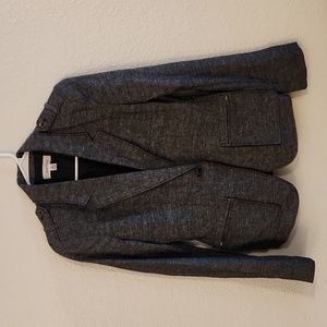 EUC CALVIN KLEIN LINEN BLEND BLAZER SIZE 2